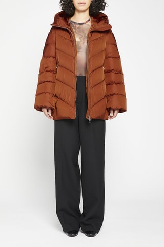 Anorak con capucha - Camel