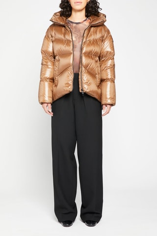 Anorak con capucha - Dorado