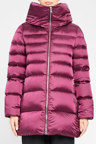 Anorak con capucha - Ciruela