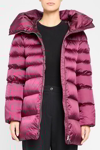 Anorak con capucha - Ciruela