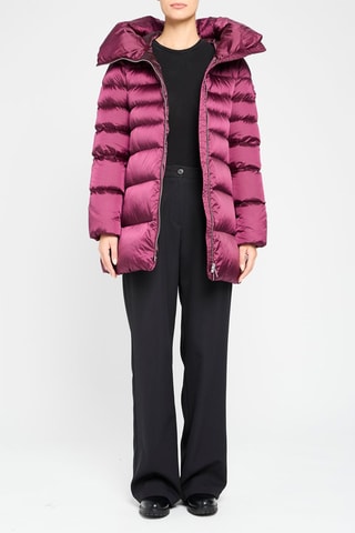 Anorak con capucha - Ciruela