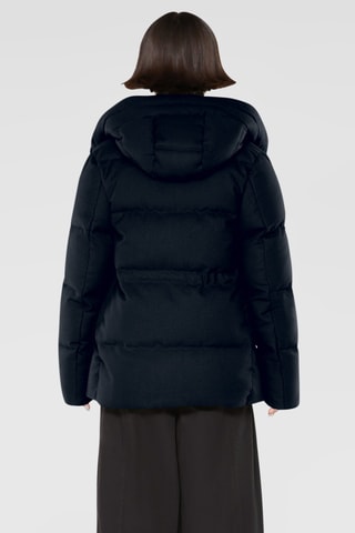 Anorak con capucha - Azul oscuro