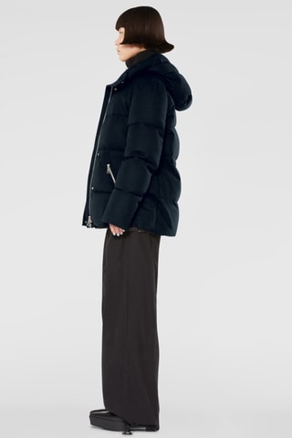 Anorak con capucha - Azul oscuro