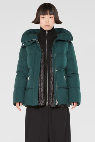 Anorak con capucha - Verde abeto