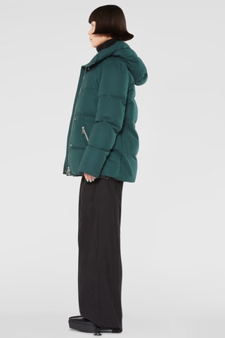 Anorak con capucha - Verde abeto