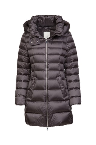 Anorak largo con capucha - Gris