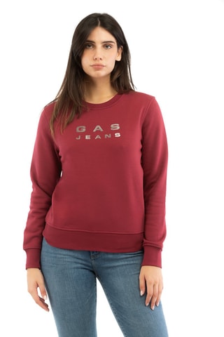 Sudadera regular fit  - Rojo