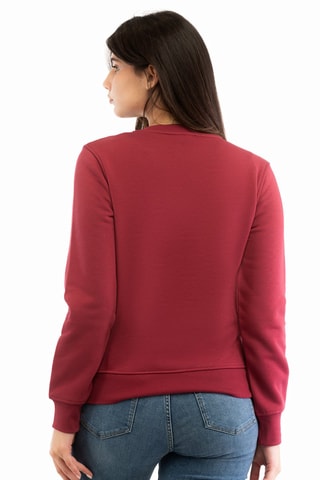 Sudadera regular fit  - Rojo