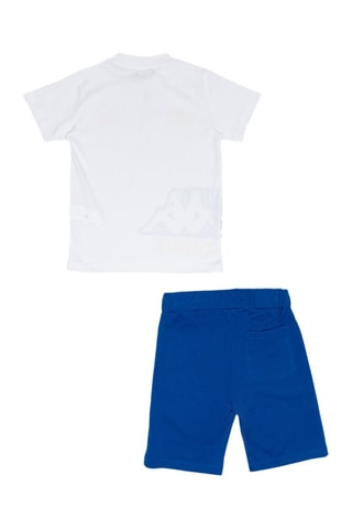 Camiseta - Blanco, azul y amarillo