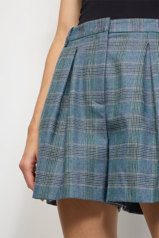 Short de tiro alto - Azul pato