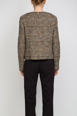 Chaqueta - Beige y negro