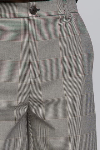 Pantalón 7/8 de tiro alto - Negro y gris claro