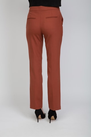 Pantalón de lana - Negro y camel