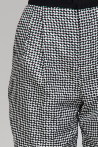 Pantalón 7/8 de lana - Negro y crudo