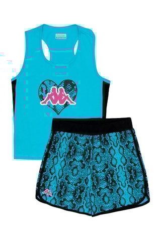 Camiseta de tirantes y short - Turquesa