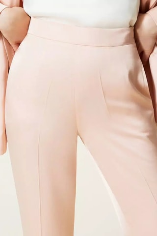 Pantalón de tiro alto - Rosa claro