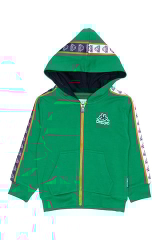 Conjunto de sudadera con capucha y pantalón de chándal  - Negro y verde