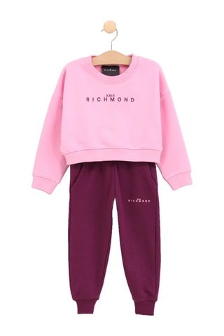 Sudadera y pantalón Sara - Rosa y burdeos