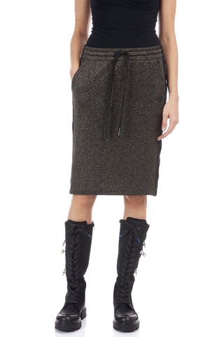 Falda midi - Gris jaspeado