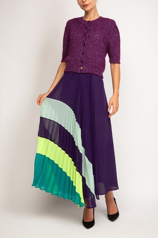 Falda midi - Violeta