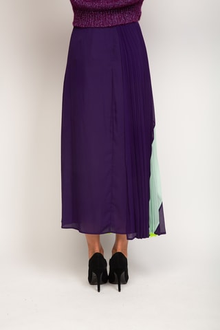 Falda midi - Violeta