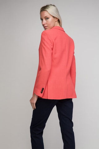 Blazer de lana - Rosa coral - Emporio Armani