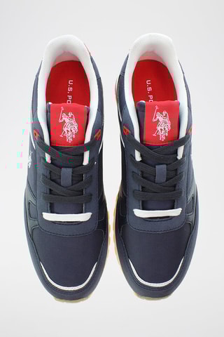 Zapatillas Tabry - Azul marino y rojo