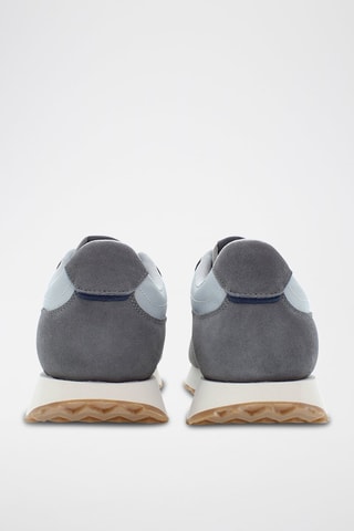 Zapatillas con plataforma Nobil - Gris y azul