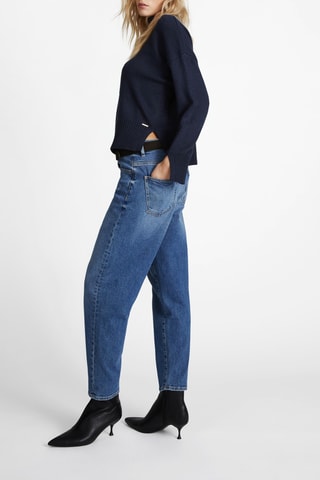 Jersey comfort fit Greghy Collar - Azul oscuro