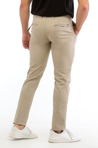 Pantalón slim fit - Beige - Incotex