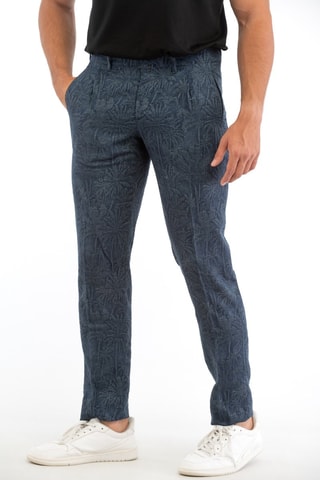 Pantalón slim fit - Azul - Incotex