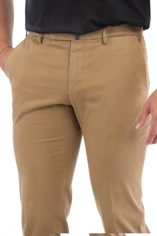 Pantalón chino slim fit - Beige - Incotex