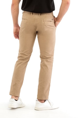 Pantalón chino slim fit - Beige - Incotex