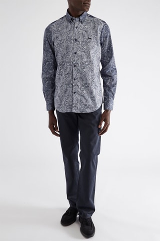 Pantalón regular fit - Azul marino