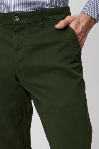 Pantalón chino slim fit - Verde oliva - Harmont & Blaine
