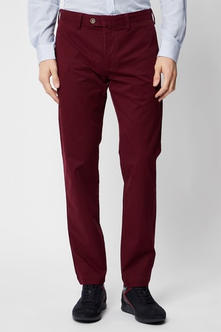 Pantalón chino slim fit - Burdeos - Harmont & Blaine