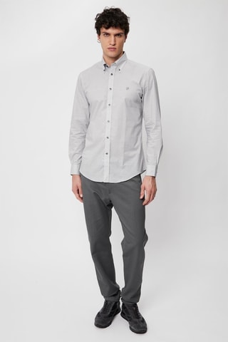 Pantalón chino slim fit - Gris