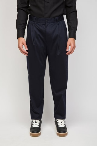 Pantalón recto - Azul marino - Emporio Armani