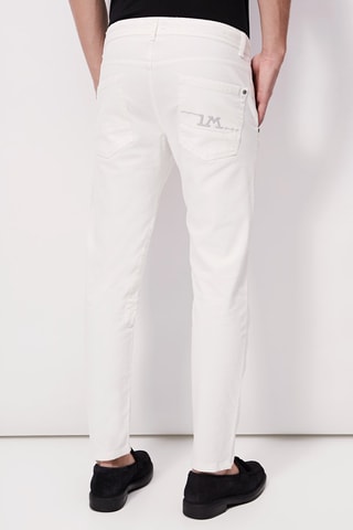 Pantalón recto - 
Blanco