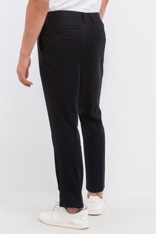 Pantalón de lana virgen - Azul marino - Emporio Armani