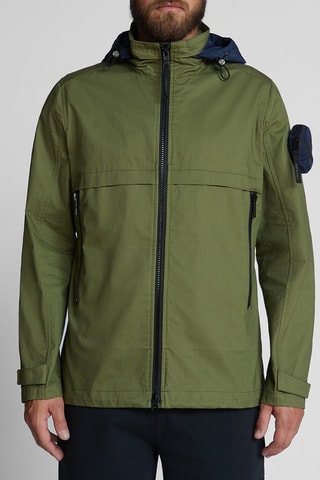 Chaqueta con capucha Raiatea - Verde oliva