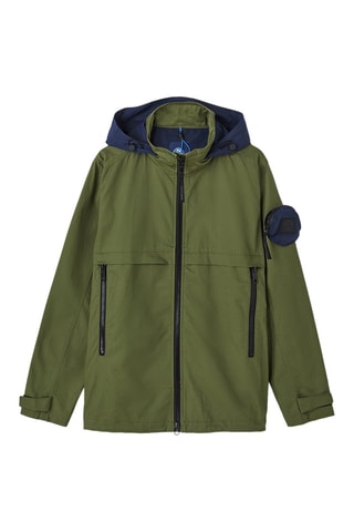 Chaqueta con capucha Raiatea - Verde oliva