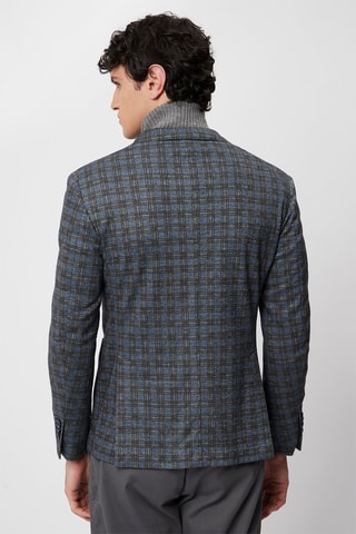 Chaqueta de lana virgen y cachemir - Gris - Harmont & Blaine