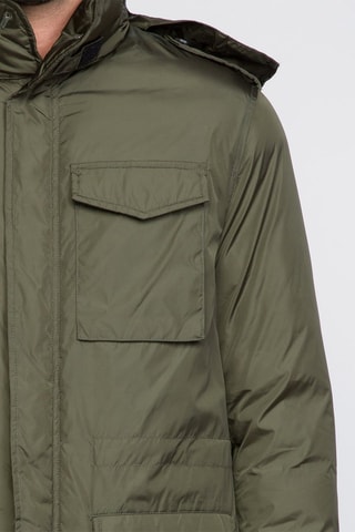 Chaqueta con capucha - Caqui