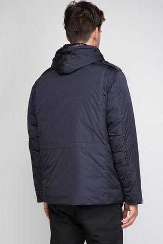 Chaqueta con capucha - Azul marino