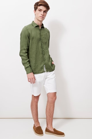 Camisa de lino - Caqui