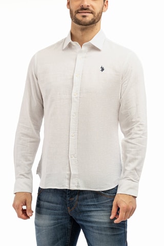 Camisa de lino - Blanco