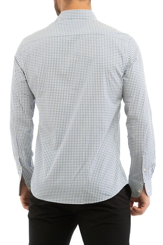 Camisa - Blanco y azul