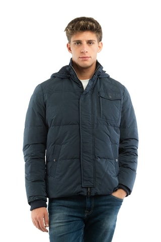 Anorak con capucha - Azul claro