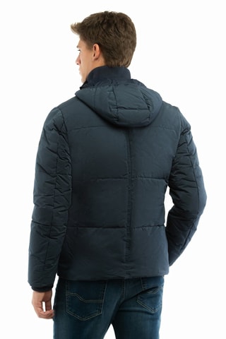 Anorak con capucha - Azul claro